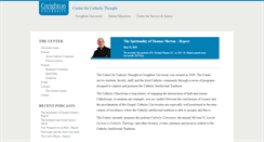 Desktop Screenshot of cucatholicctr.org